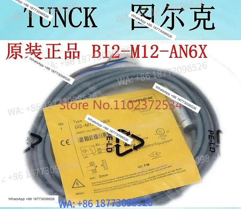 

Оригинальный индуктивный датчик приближения Turk BI2-M12-AN6X BI4-M12-AN6X AP6X AD4X