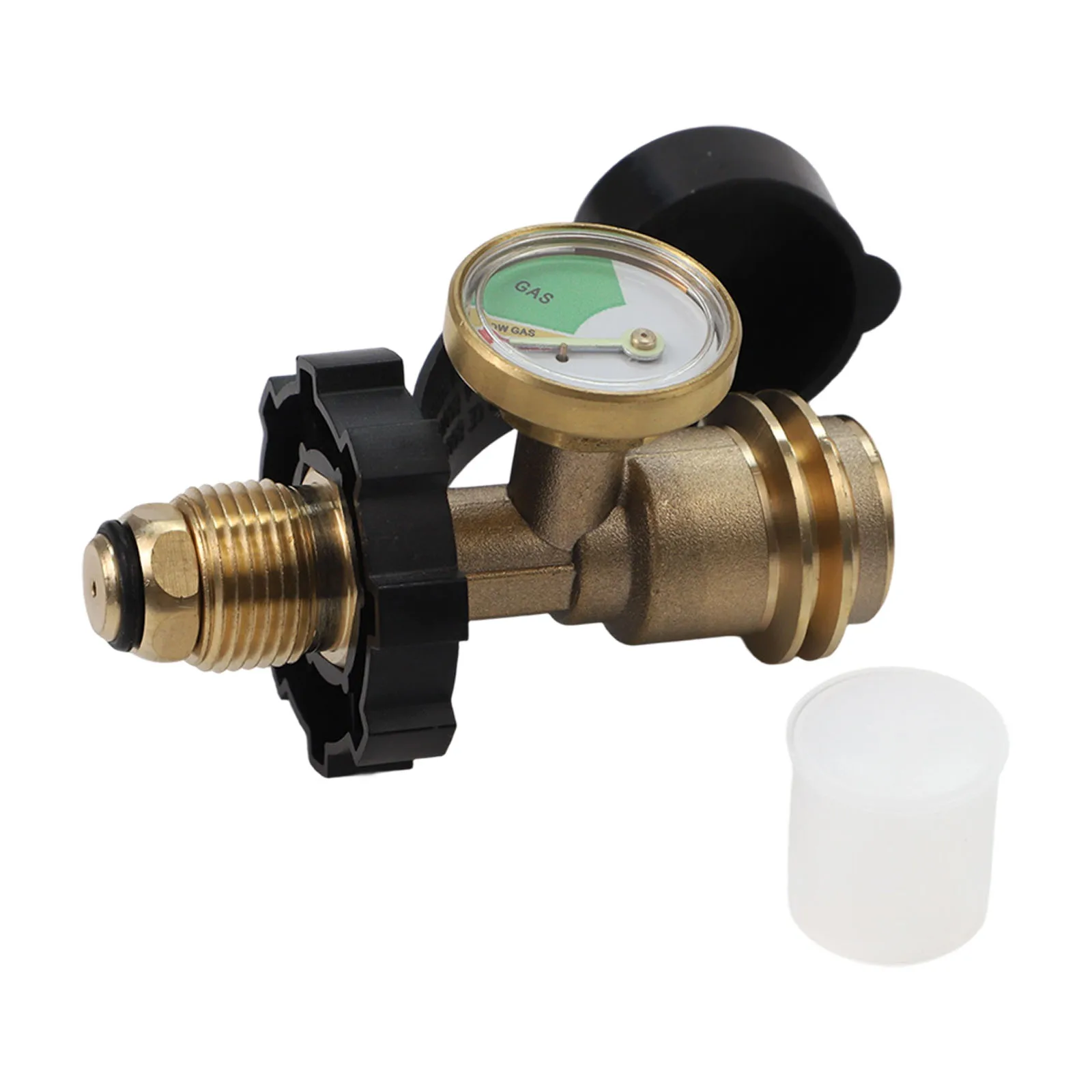 

For Camping Stoves Pressure Gauge Gas Tank Connector Cooking Experiences 95*50mm 3.74*1.96in Customizable Connector