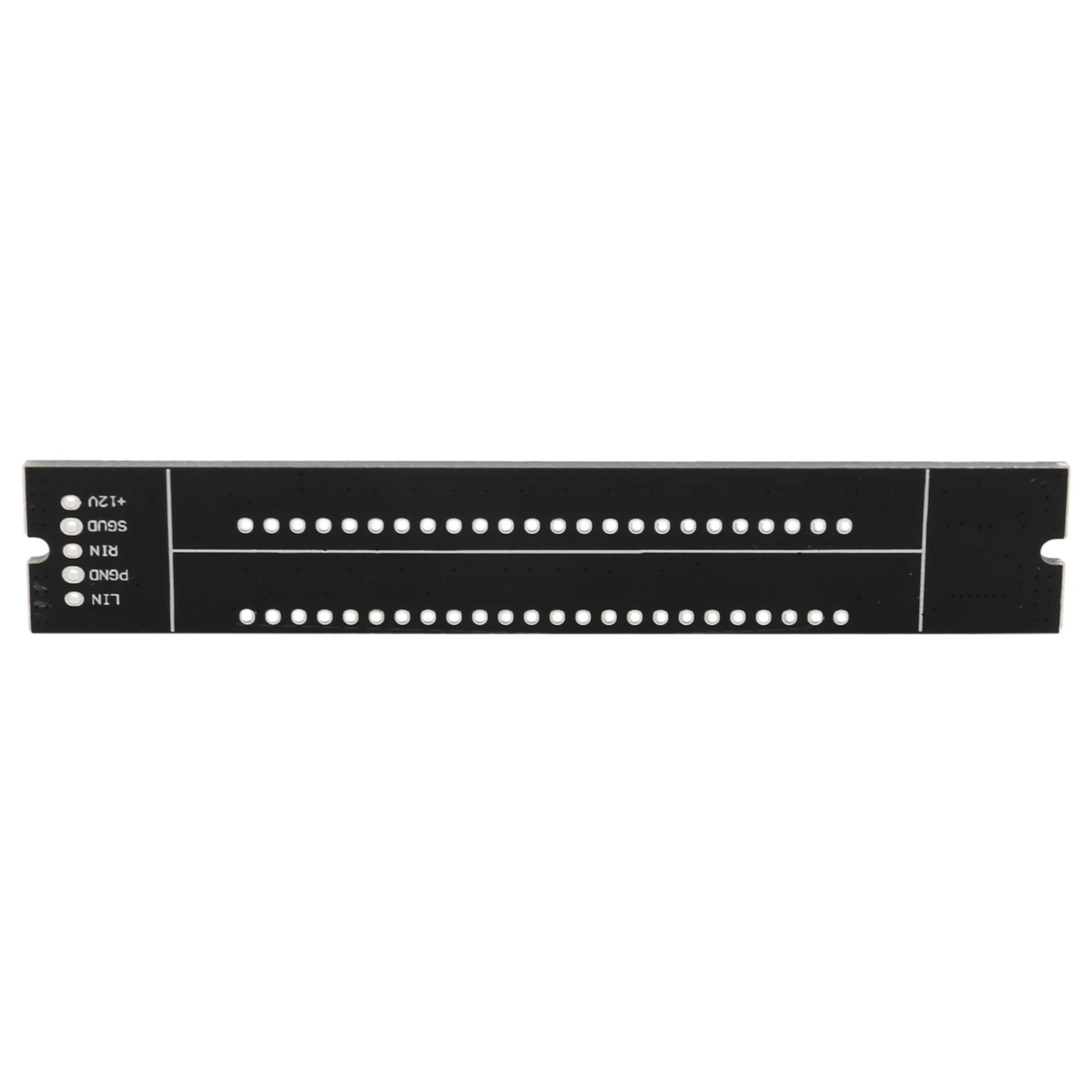 B04C-Mini Dual 12 Level Indicator VU Meter Stereo Amplifier Board Adjustable Light Speed Board