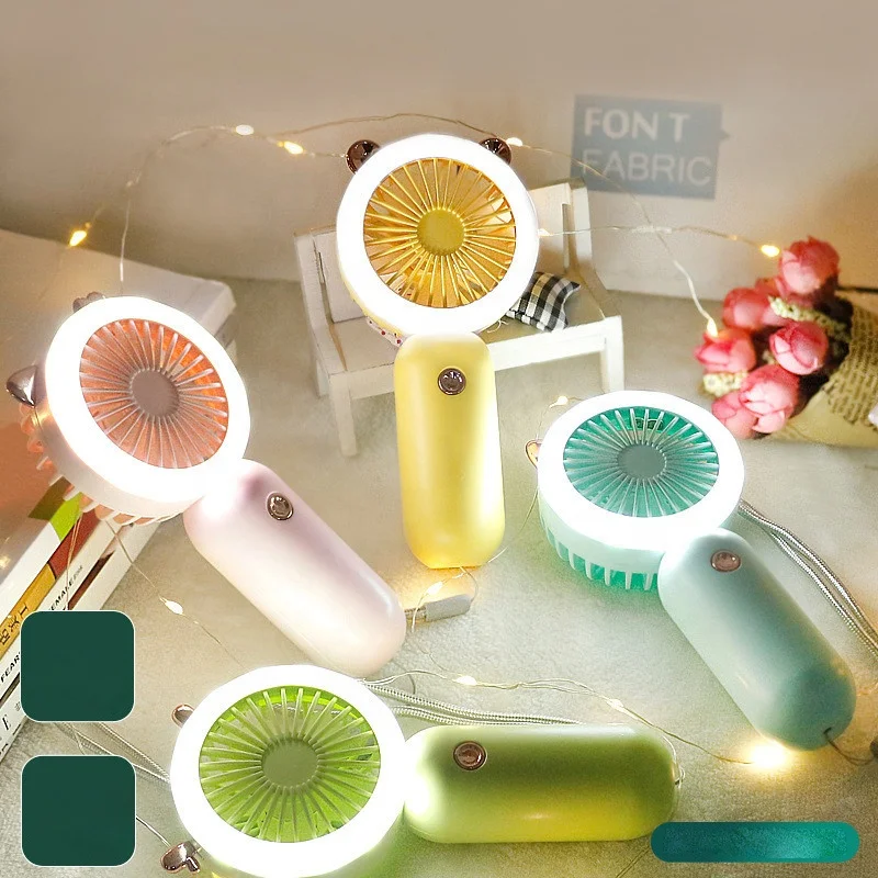 

Portable Fan Usb Rechargeable New Handheld Pocket Fan Usb Charging Lazy Desktop Mini Fan Portable Dormitory Home Gift