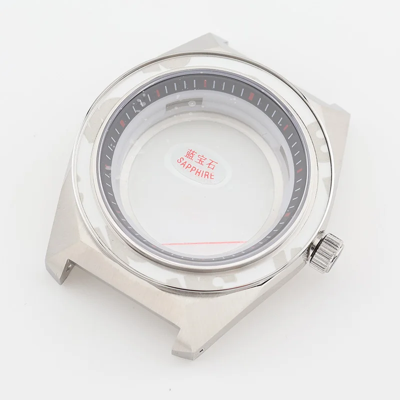 

44.5mm Godzilla Stainless Steel Case Sapphire Crystal Mens Mechanical Sports Watch NH35 Case for Grand Seiko Mod Repair Parts