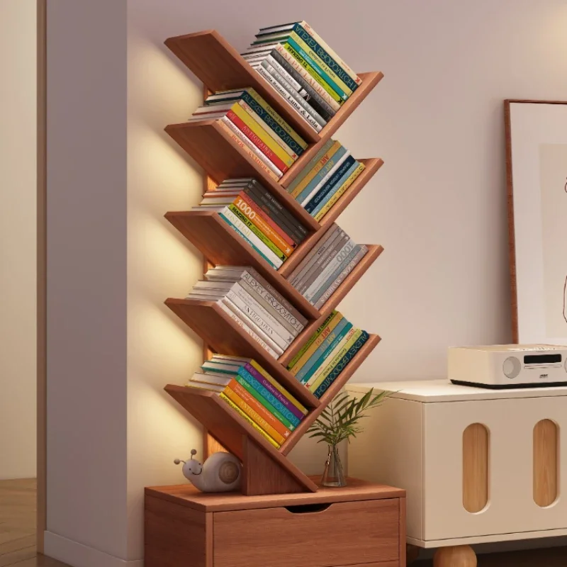 Angle Shelf Display Cabinet Storage Large Aesthetic Room Furniture Weird Shelves Wall Books Estanteria Habitacion Bookcase Stand