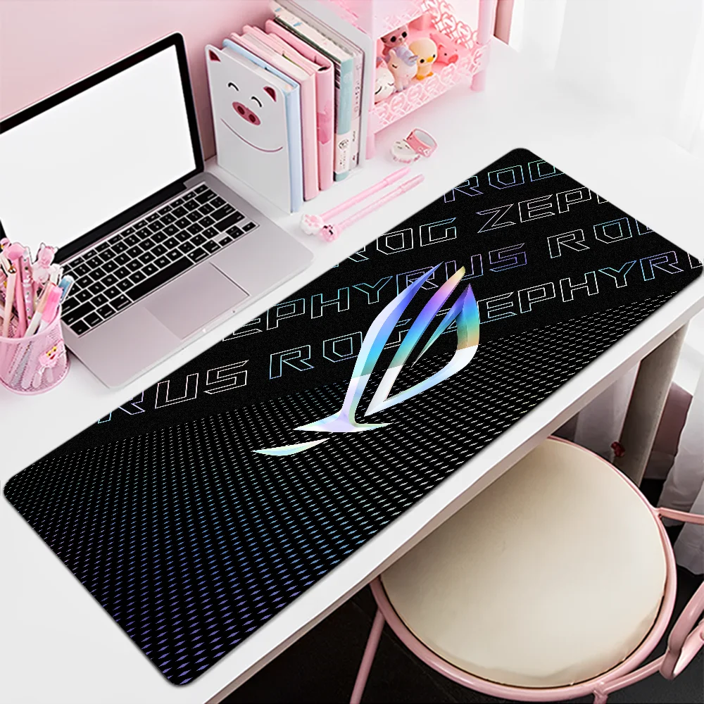 ASUS ROG Republic Of Gamers Logo 80x30cm XL Lockedge Thickened Mouse Pad Oversized Notebook Table Mat For PC Computer Table