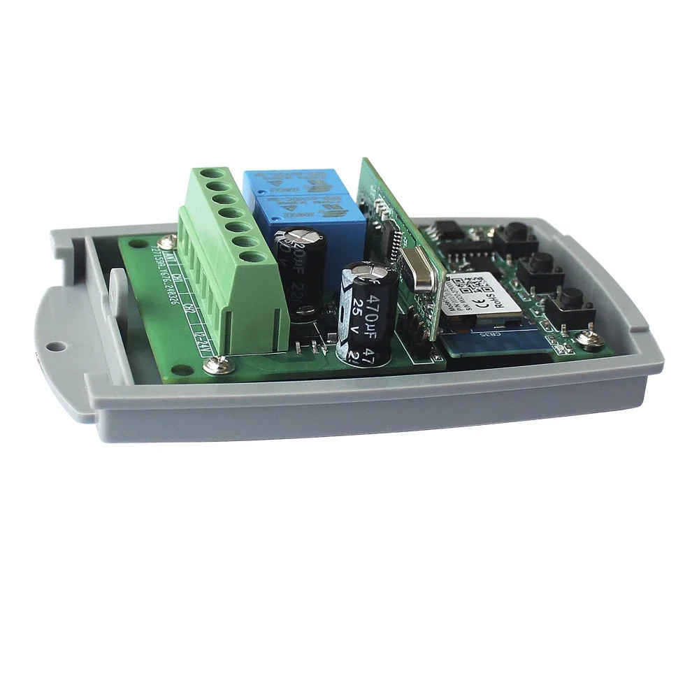 433.92MHz Universal Garage Door Remote Control Receiver  DC/AC 7V-32V/USB5V Compatible Most of Rolling Code Remotes