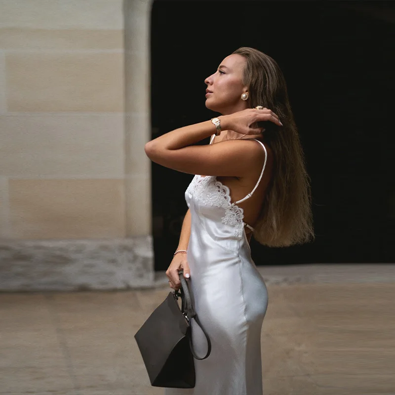 فساتين نسائية أنيقة ومثيرة بأشرطة من الدانتيل فساتين طويلة موضة رائعة كلاسيكية بقصة ضيقة كل موسم جديد للحفلات الليلية فساتين ناعمة