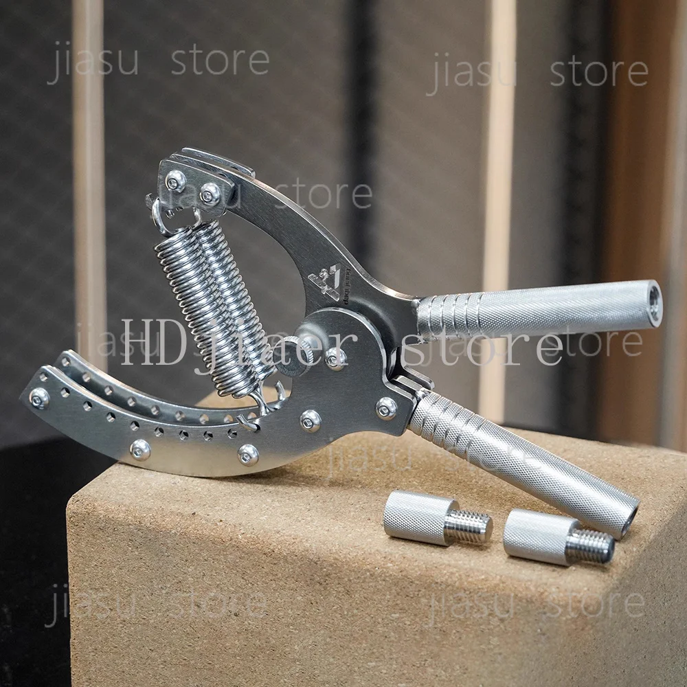 

Adjustable Hand Gripper - 10-120KG Stainless Steel Grip Strength Trainer for Arm & Forearm Workout - Portable Exercise Tool
