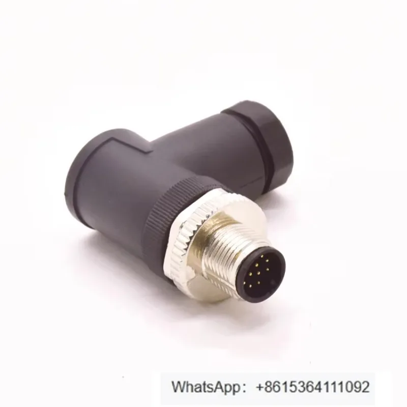 

1 шт. угловой пластиковый разъем M12-12 с винтовым креплением, усовершенствованный соединитель для проводов