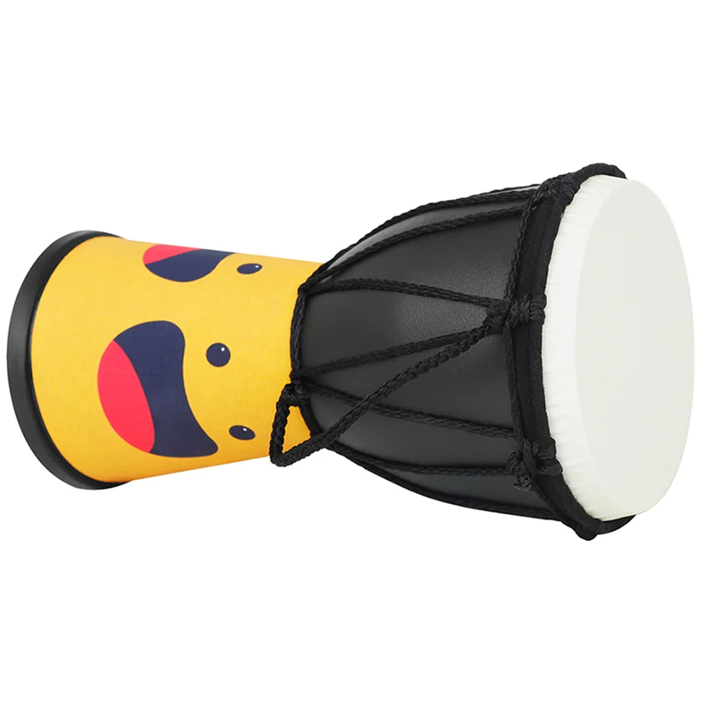 

4 Inch Drum for Kids Adults Portable H Percussion Instrument Lightweight Easy Djembe Drum Goblet Djembe Use