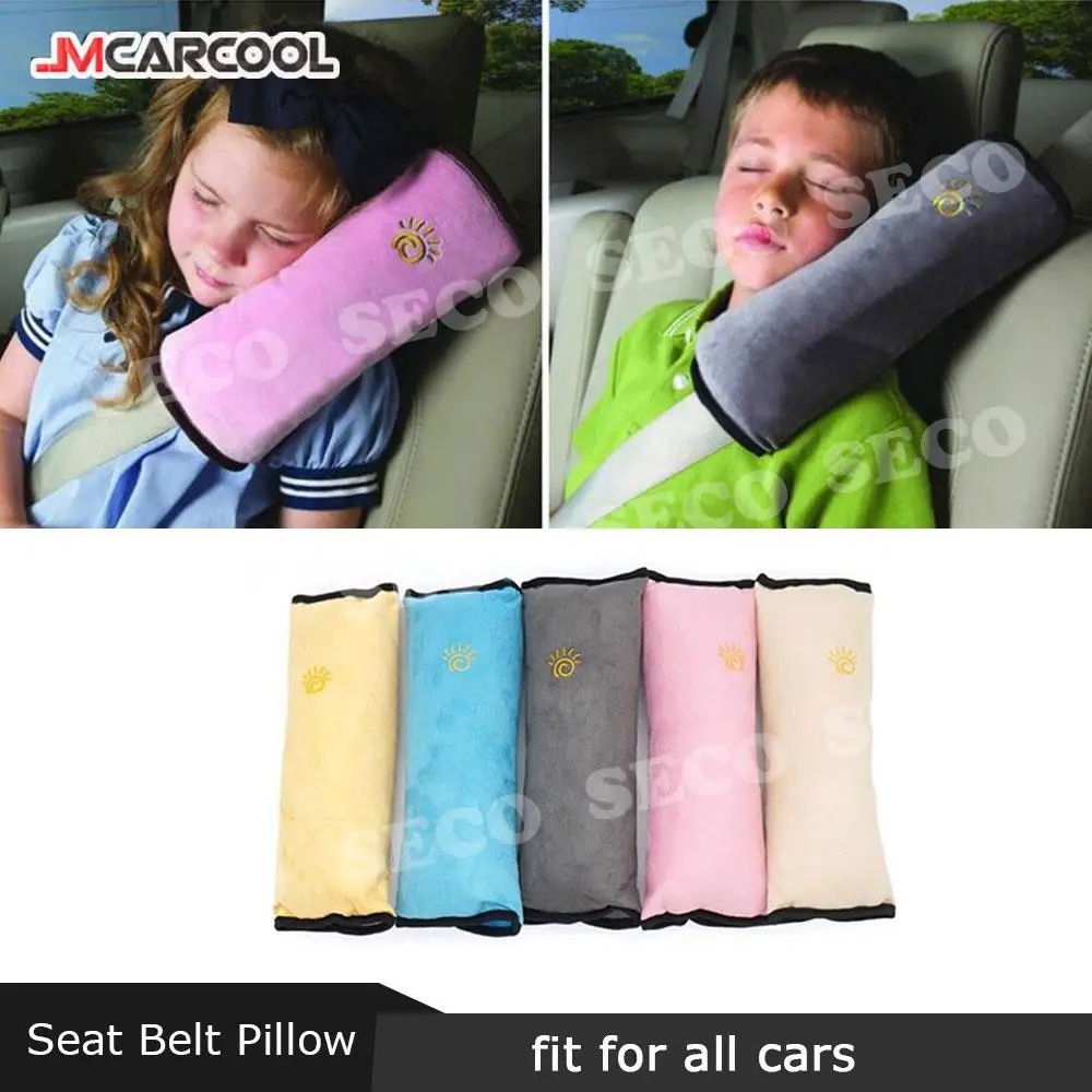 Universal Car Baby Safety Strap Seat Belts Pillow Protect Shoulder Pad Car Seat Belt Adjust Device Auto Safety Cover Accessorise