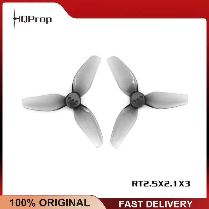 HQProp 2.5 inch 3-Blade PC FPV Propeller T2.5X1.9X3 RT2.5X2.1X3 1.9/2/2.1 Pitch 2mm Shaft for FPV Drone