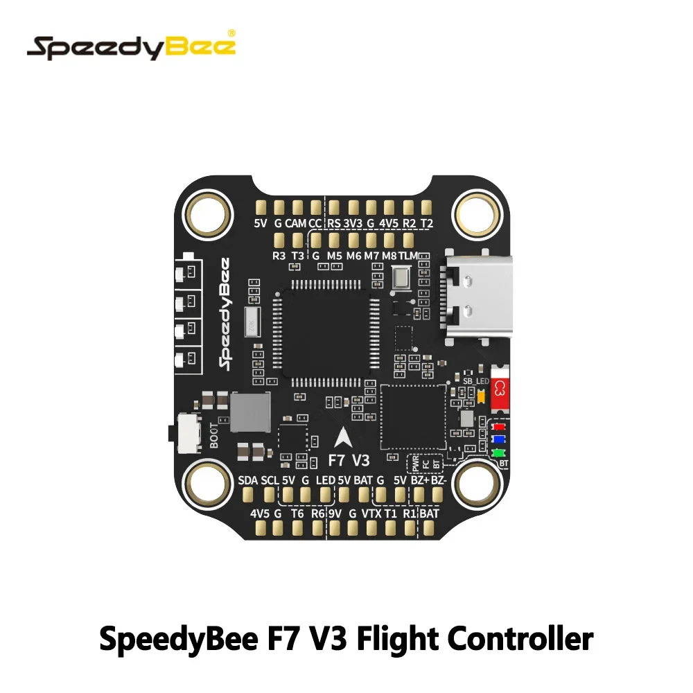TopESSpeedyBee F7 V3 Flight Controller STM32F722 BMI270 Barometer 500MB Blackbox Built-in WiFi Bluetooth 3-6S For RC Drone