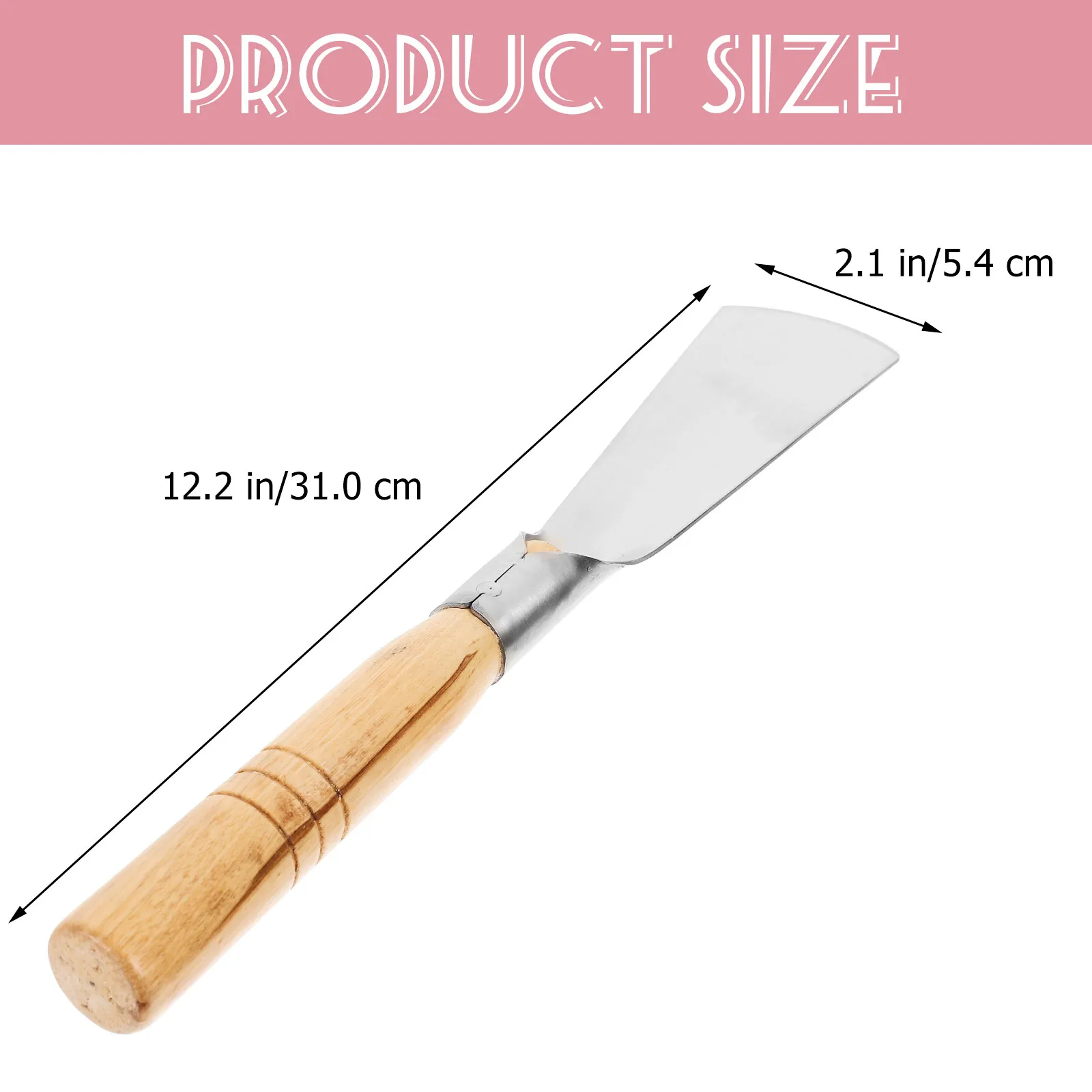 Hand Shovel for Gardening Stainless Steel Wood Small Garden Trowel Root Digger Comfortable Grip Planting Soil Tool