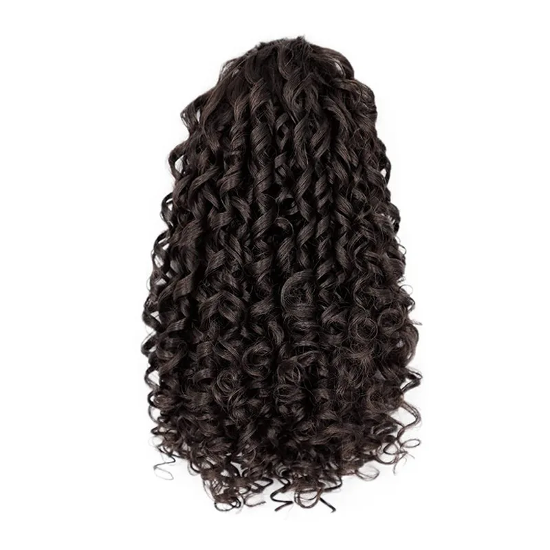 12 Inch Passion Twist Crochet Hair for Black Women 1 Pack Pre-twisted Bomb Spring Twist Hair Pre-looped Crochet Braids Hair