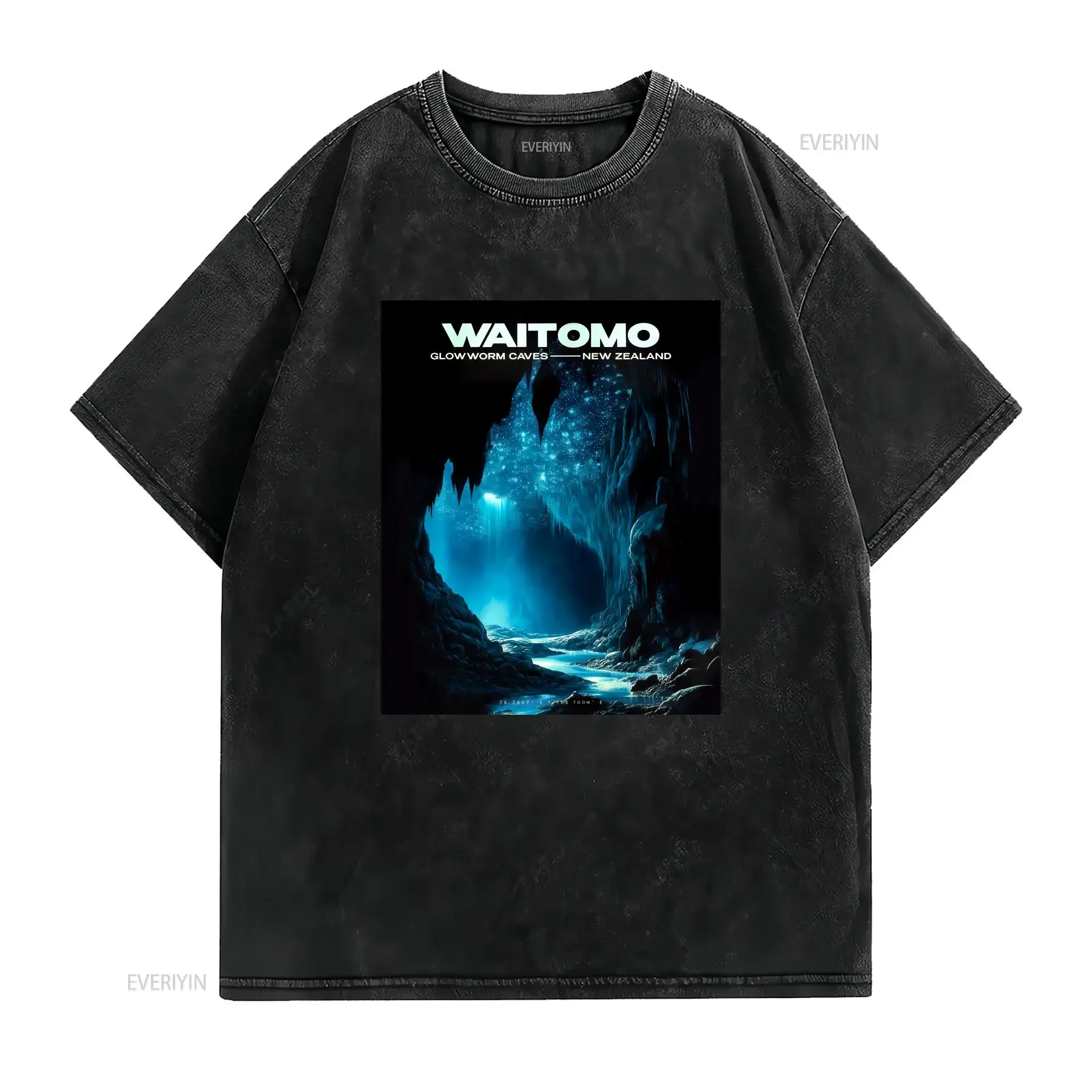 Waitomo Caves t shirt New Zealand adventure apparel glowworm inspired travel gift idea outdoor explorer tee wanderlust clothing