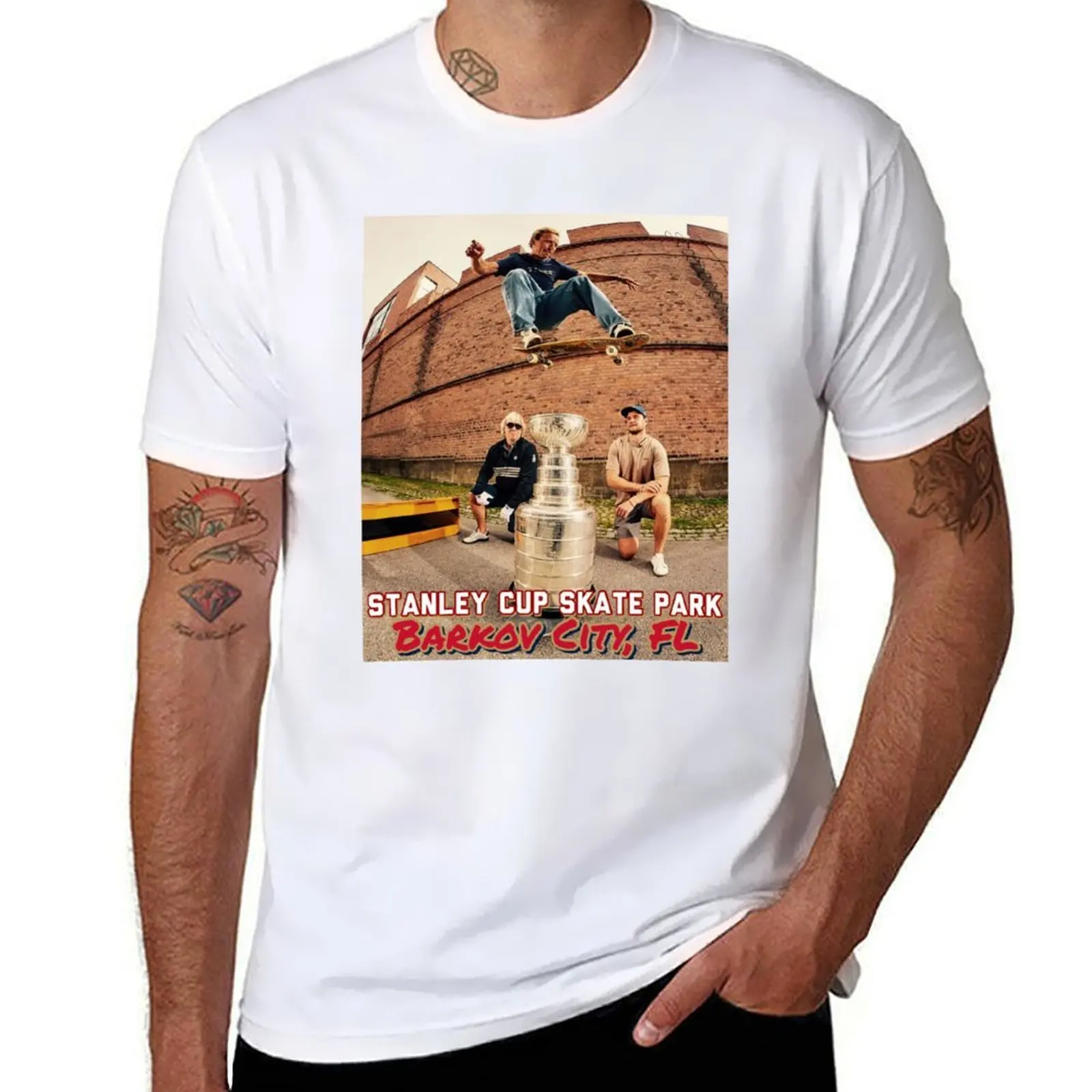 

Barkov Skate T-Shirt printed t shirts for man man t shirt graphic T-Shirt