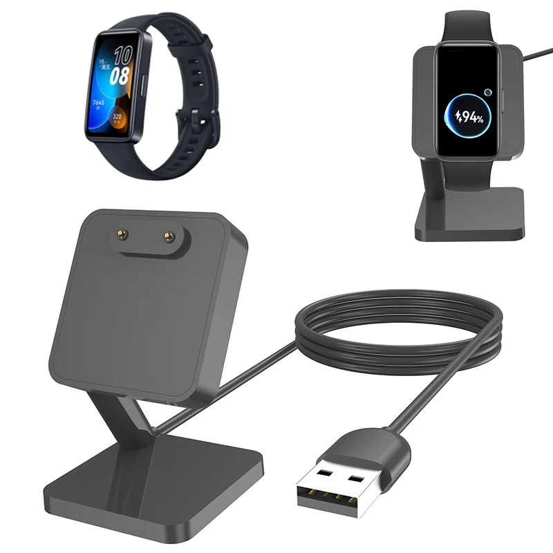 Soporte de escritorio para Huawei Watch Fit 2/Smart Band 8, Cargador USB, Cable de carga, estación de acoplamiento, accesorios de carga de pulsera
