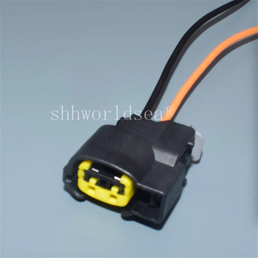 1 Set 2 Pin Female Automotive Ignition Coil Plug Horn Socket Waterproof Female Wire Connector 49093-0211 For KIA HYUNDAI
