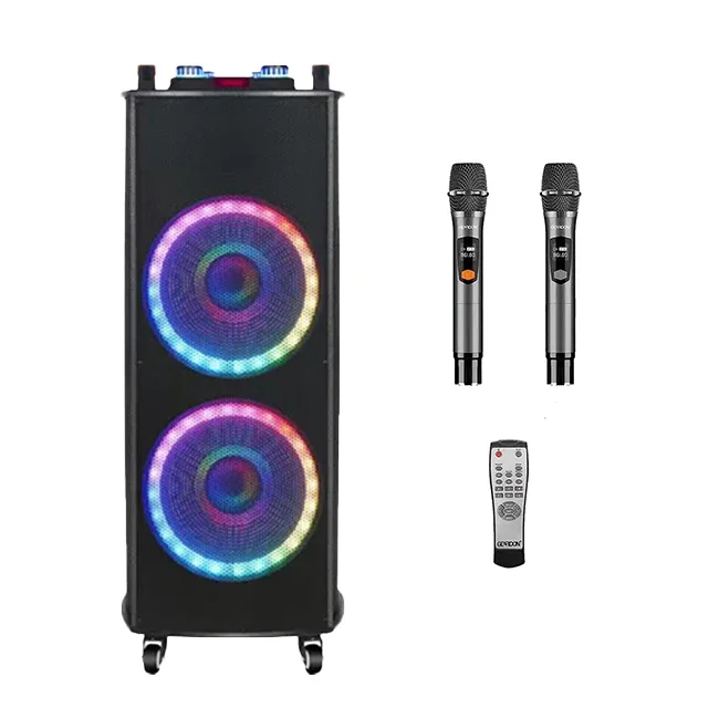 

conduction speaker wireless woffer pa bluetooths double 15 inch trolley magnetic floating bocinas bluetooths speaker portable