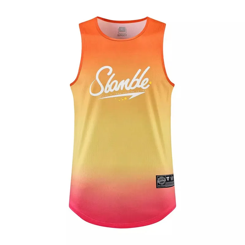 

Adult Men Women Running Outdoor Shirts Tight Gym Tank Top Fitness Sleeveless T-shirts Sport Exercise Basketball Vest Clothes