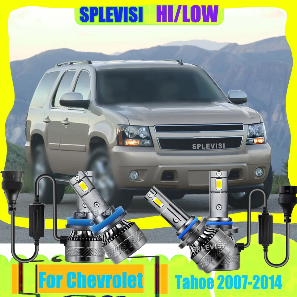 

24-Month Warranty 9005 H11 LED Headlight Bulbs Long Lifespan 6000K For Chevrolet Tahoe 2007 2008 2009 2010 2011 2012 2013 2014