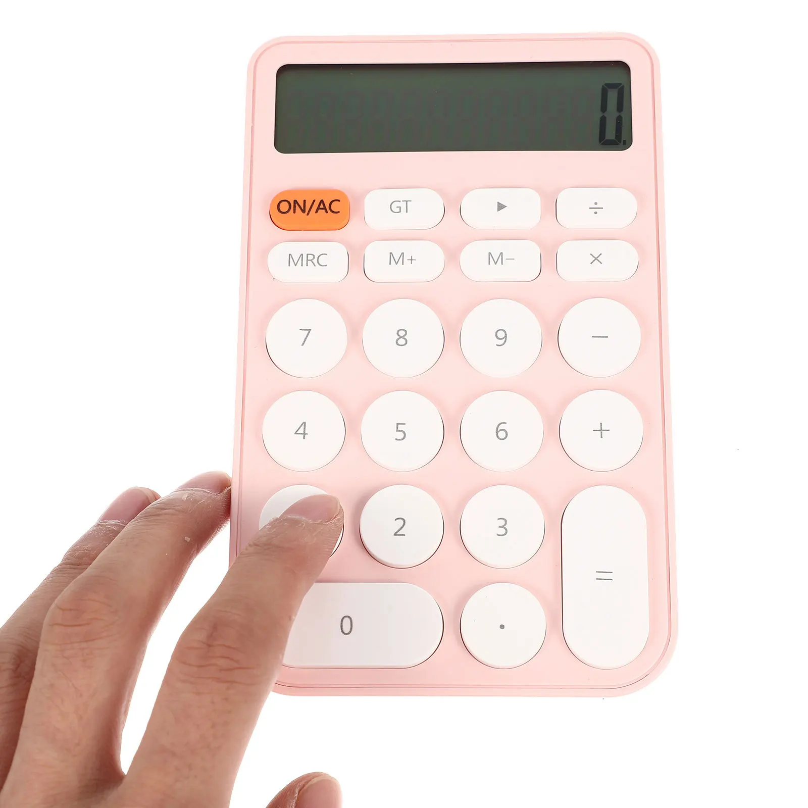 

Mini Portable Calculator Vibrant Color Kids Calculator Simple Design for Students Daily Calculations Lightweight Easy Carry
