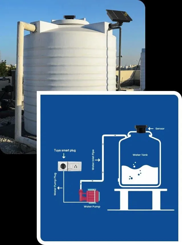 EPTTECH Automatic Water Filling System Wireless Liquid Fuel Lever Sensor Ultrasonic Tank Water Level Controller With Smart Plug