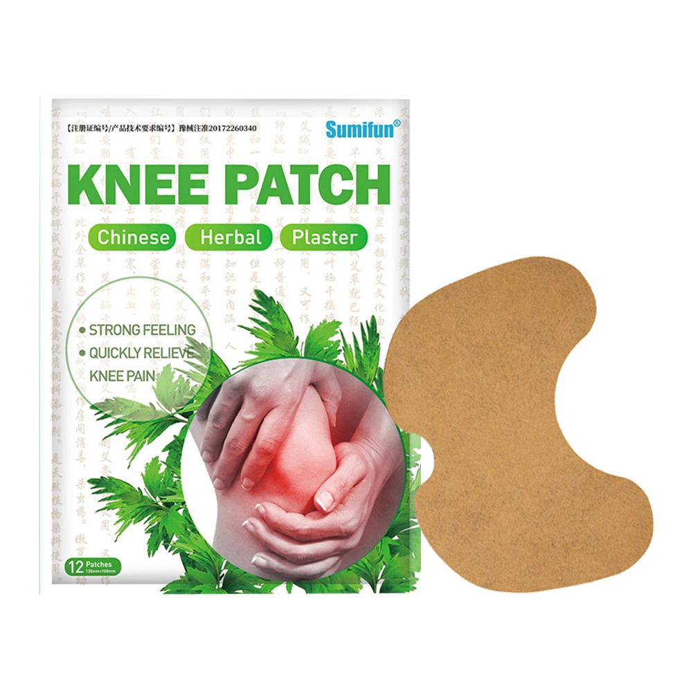 12/36 pcs Knee Sore Patch Pain Relieving Patch Reduce Iammation Self-Heating Sticker Cold Protection Wormwood Body Patch