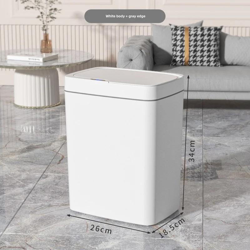 Automatic Sensor Trash Can | Large-Capacity Smart Bin with Lid | Ideal for Home, Bedroom, Living Room & Kitchen Use