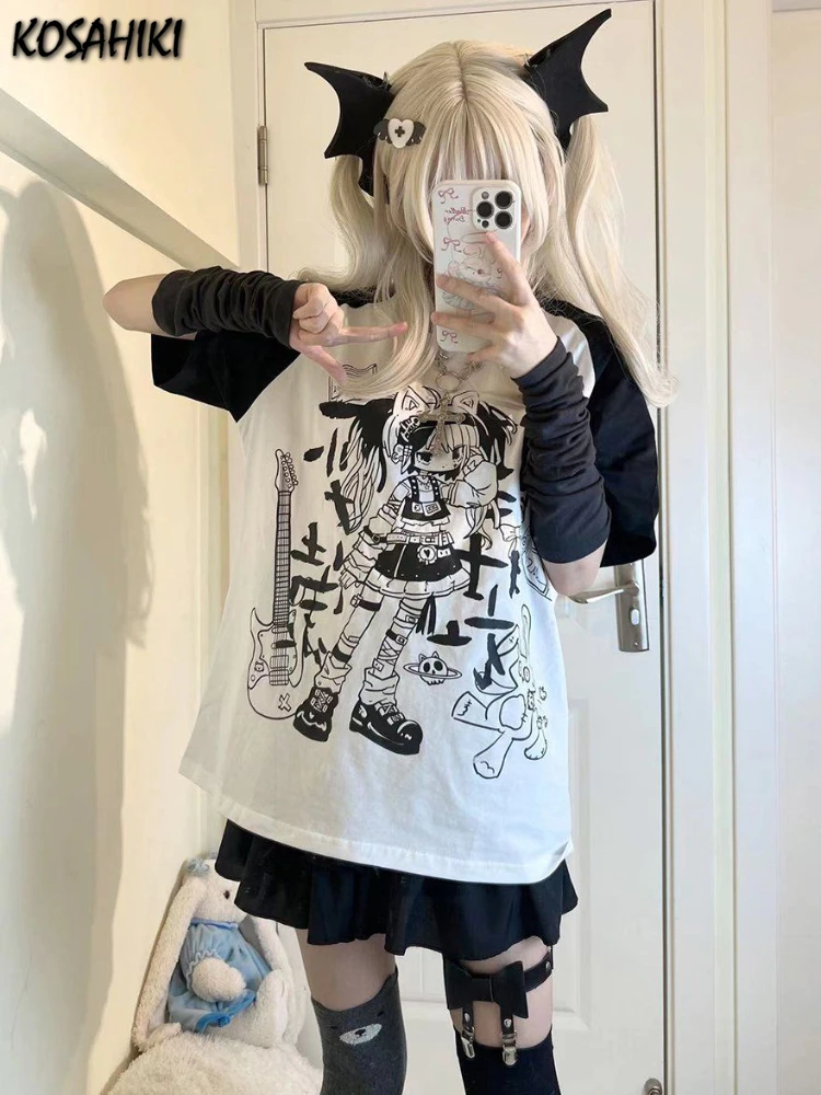 2024 Japanese Anime Death Note Misa Cosplay Amane Tshirts Girls Funny Streetwear Harajuku Loose Summer Y2k Aesthetic Casual Tops