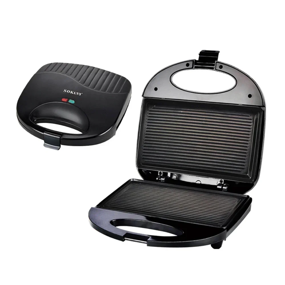 

Sandwich Maker Household Light Breakfast Maker Toast Bread Omelette Fried Steak Double-sided Heating Frying Indoor Barbecue