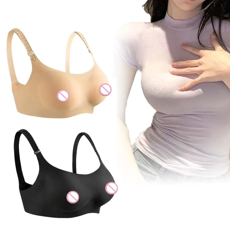 

Realistic Silicone False Breast Forms Tits Fake Boobs underwear For Crossdresser Shemale Transgender mtf Transvestite Mastectomy