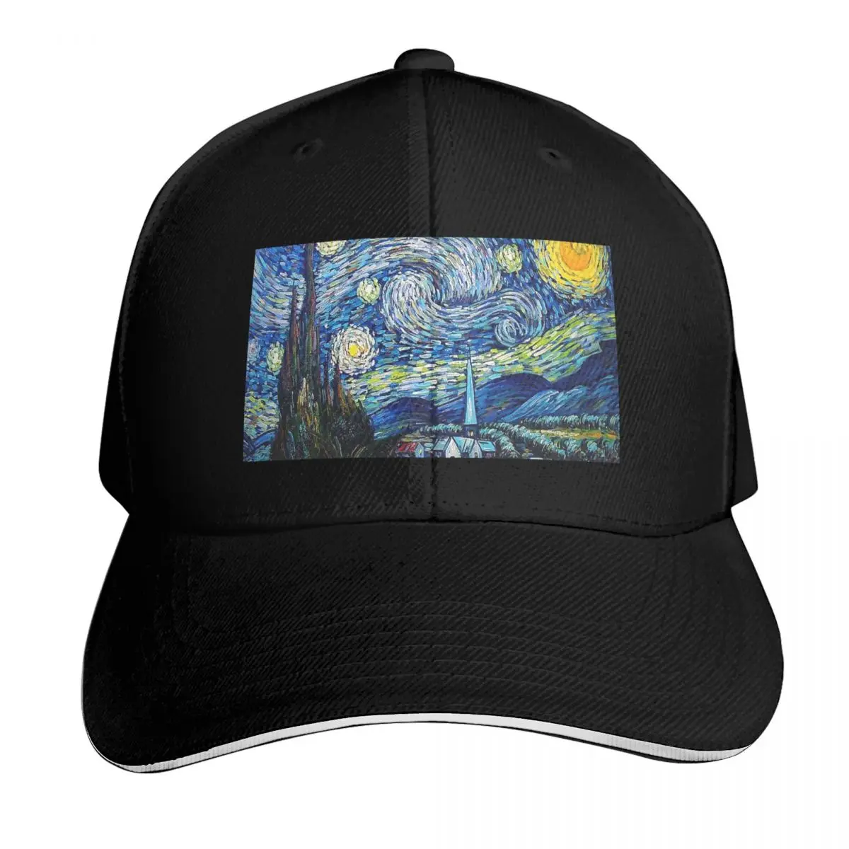 

van gogh Baseball Cap fun hats Rave Beach Visor Men Golf Wear Women's
