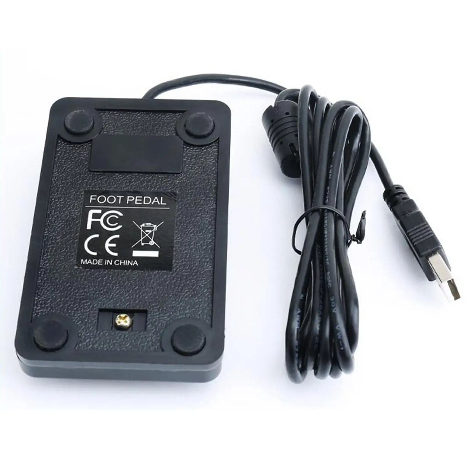 Foot Switch IP44 Single Key Programmable Mechanical Line 2 Meters USB Foot Switch for Computer PC Office, Work Laptop Keyboard