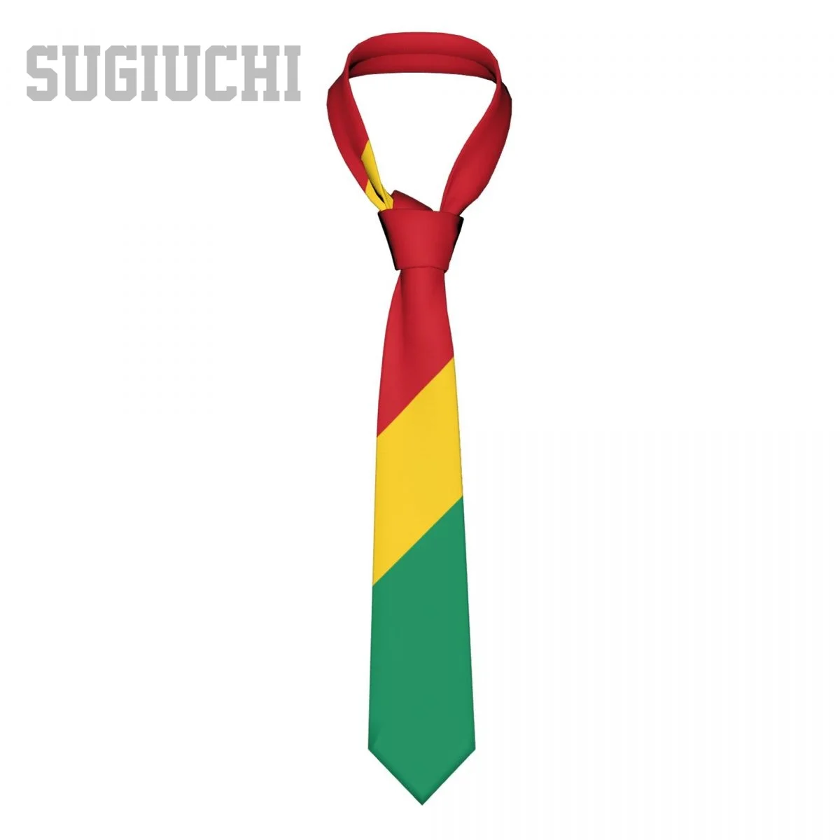 

Guinea Flag Emblem Men Women Neck Ties Casual Plaid Tie Suits Slim Wedding Party Business Necktie Gravatas