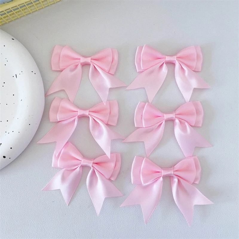 Pink and White Bowknot Heart Packaging Material DIY Decoration Material Set for Kpop Photocard Holder and Gift Dropsale