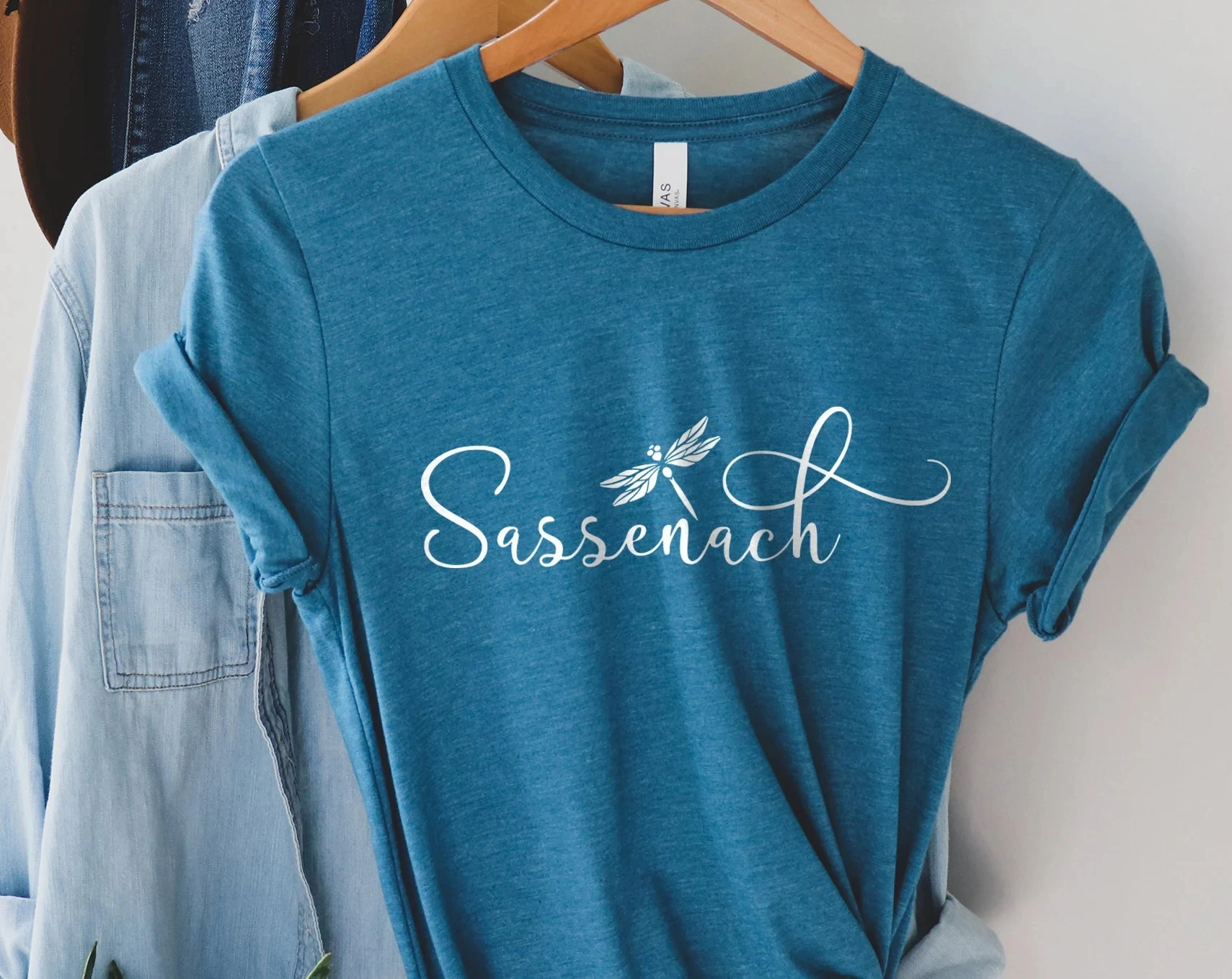 Sassenach Shirt Claire Shirt Jamie Fraser Shirt Outlander Shirt Fraser Ridge Clan Shirt Scottish Shirt Dinna Fash Shirt