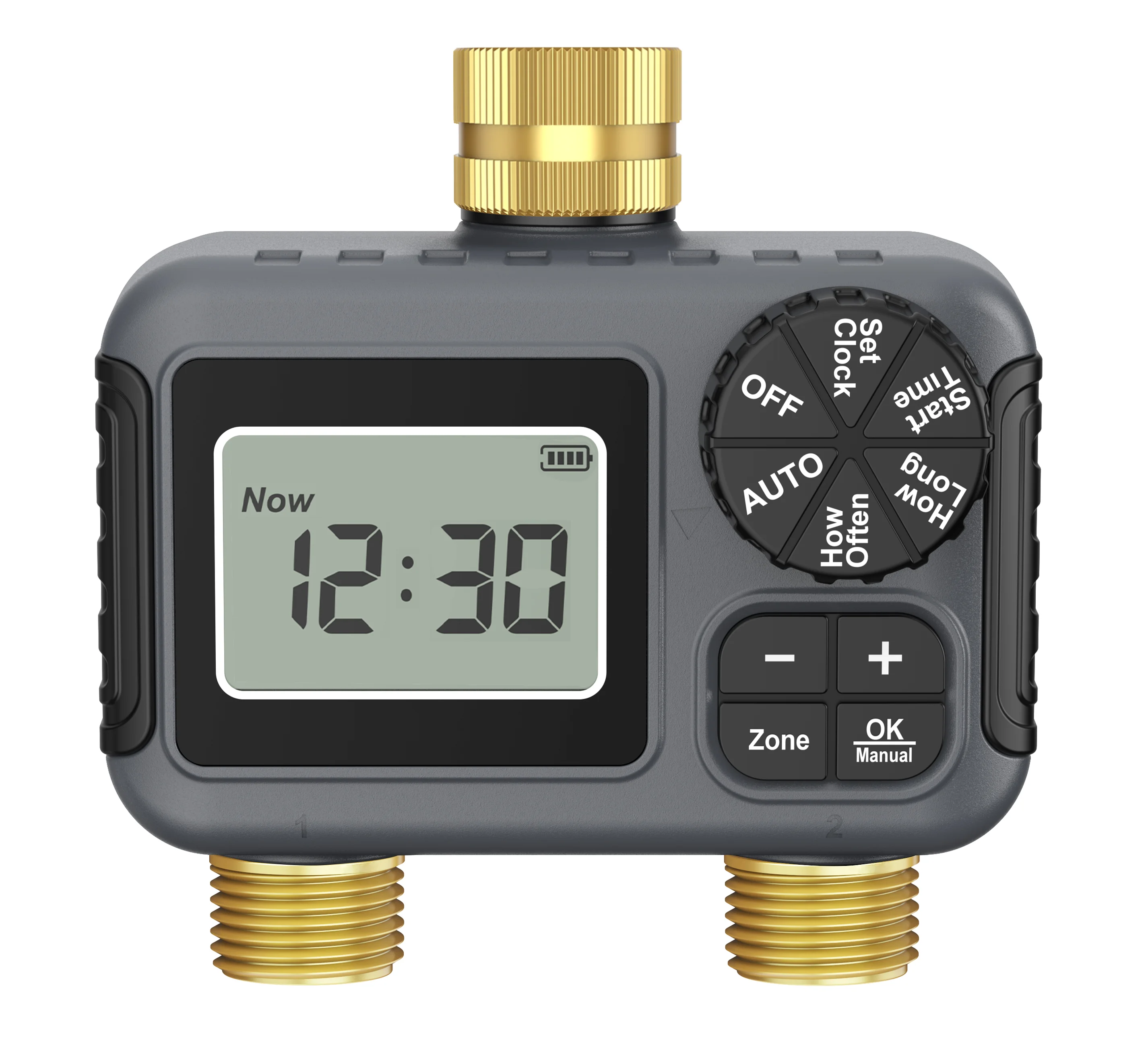 Digital Irrigation Timer 2 Dial Irrigation Faucet Timer Watering Controller System SGW06M-TT for Farm