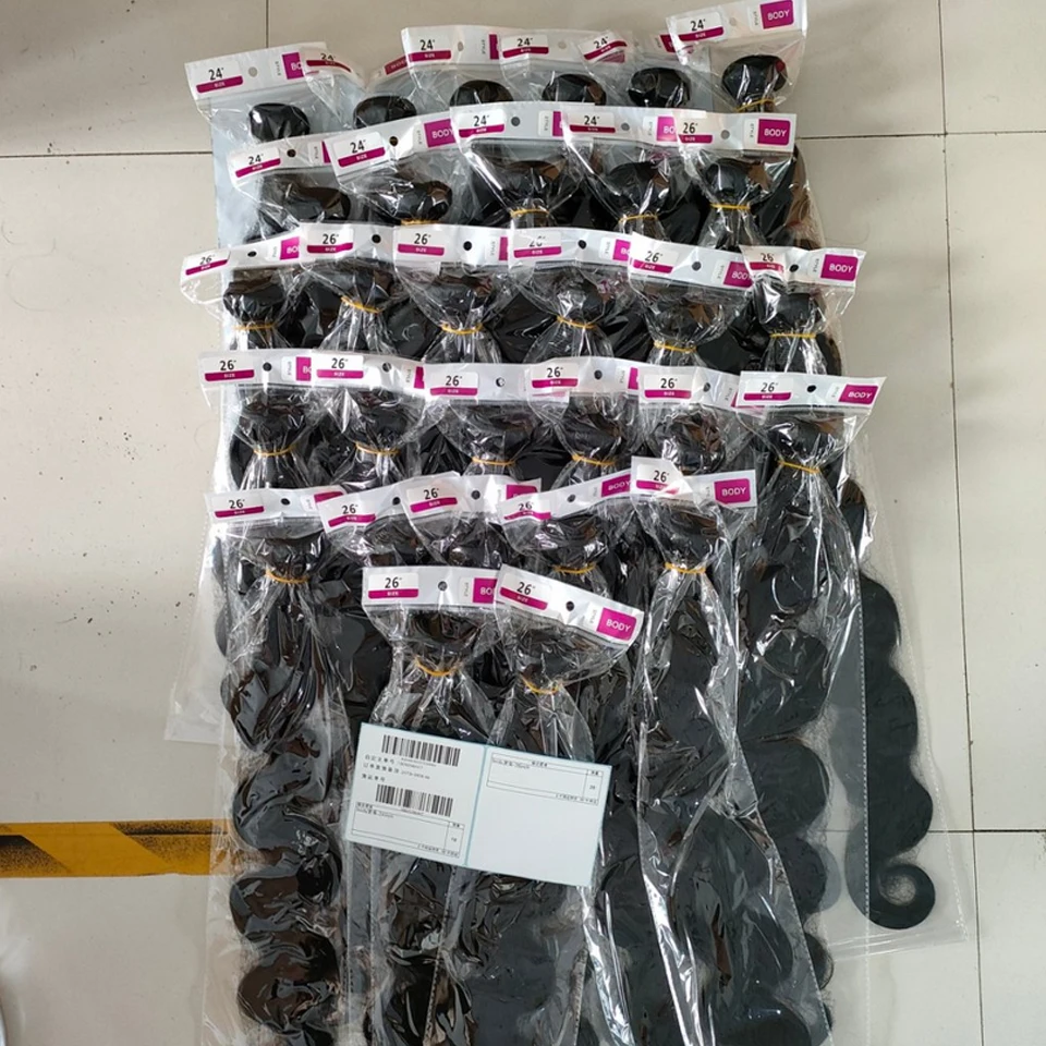 8-30 Inch Body Wave Human Hair Bundles Brazilian Raw Human Hair 2/3/4 Bundles for Women Thick  Unprocessed Human Hair