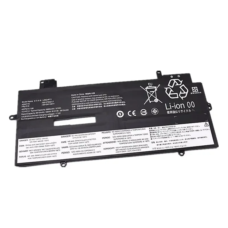 Battery L20C4P71 L20M4P71 SB10T83217 For Lenovo ThinkPad X1 Carbon 9th 10th Gen X1 Yoga 6th 7th Gen With Tools
