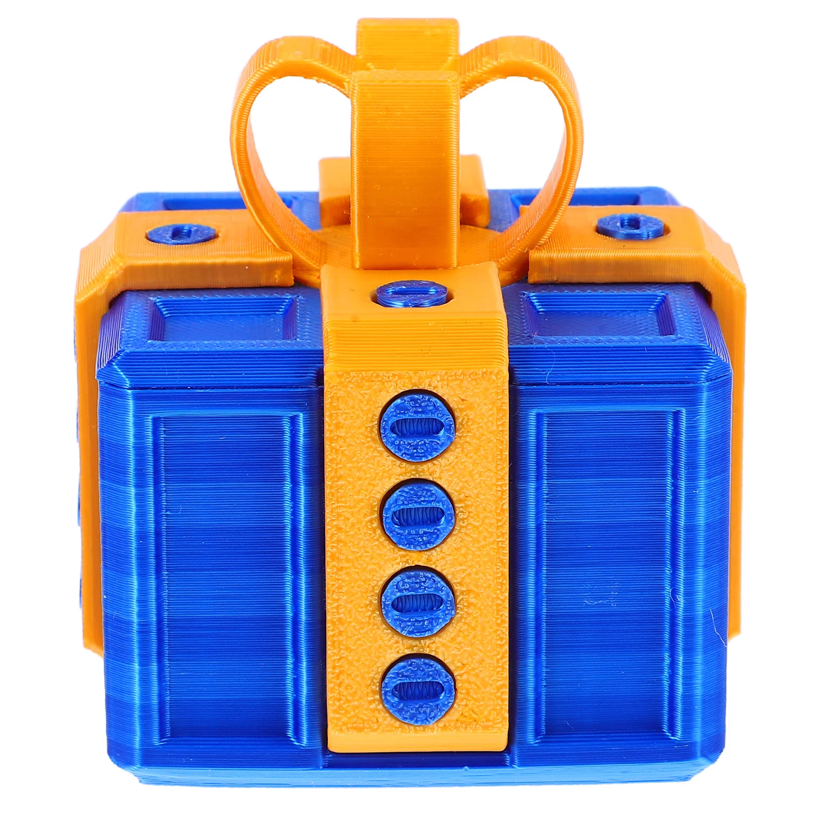 

1 Set 3D Printed Gift Box Decoration Unique Desktop Sculpture Challenging Screw Structure Plastic For Home Office Festival Decor