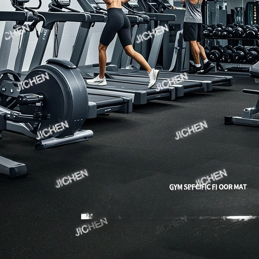 

HZ Rubber Floor Mat, Gym Strength Area Equipment Shock Pad, Household Sound Insulation Rubber Pad