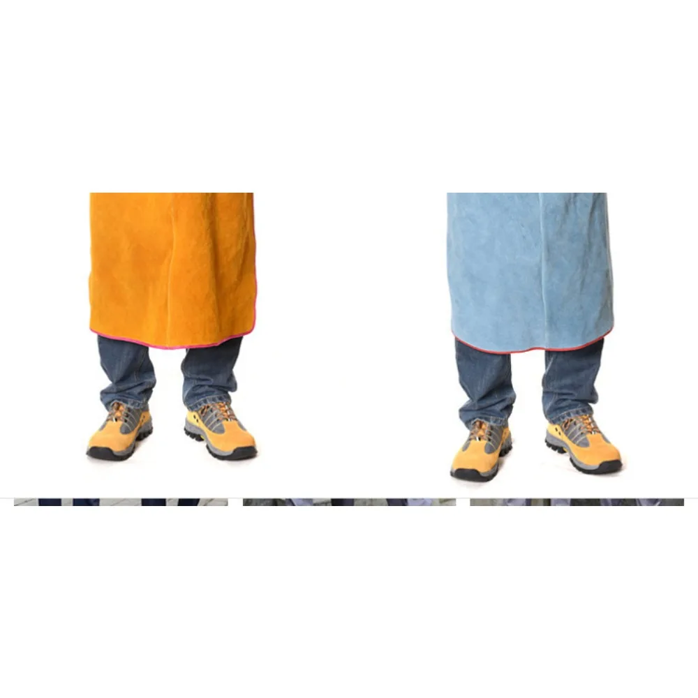 Cowhide Overalls, Scalding-proof and High-temperature Resistant Welder Apron Welding Protective Clothing