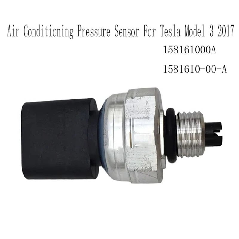 

Top Sale-158161000A Auto AC Pressure Switch Air Conditioning Pressure Sensor For Tesla Model 3 2017 1581610-00-A