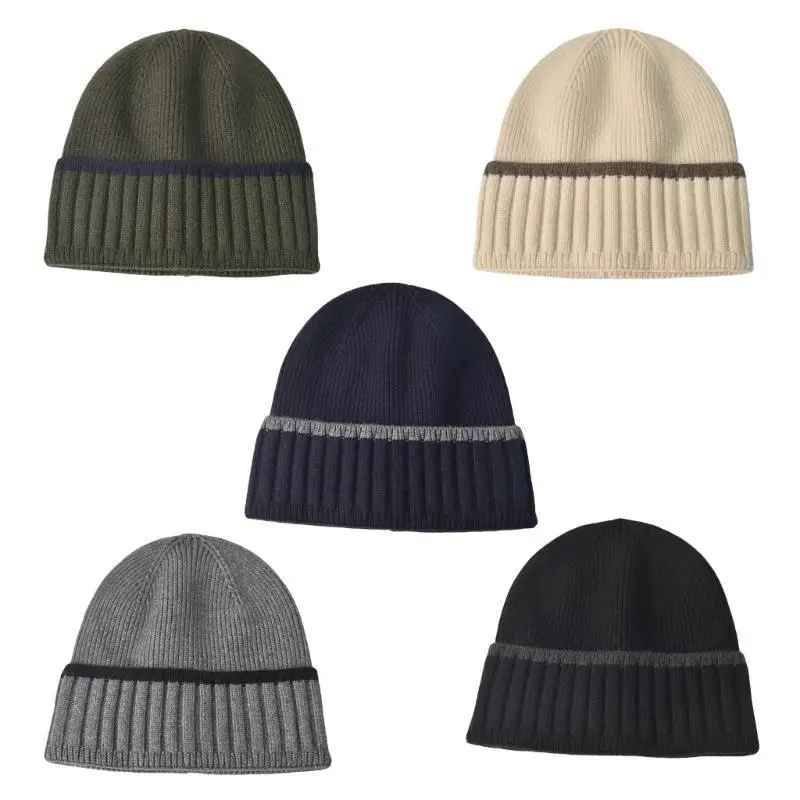 

39BB Knit Hats Weaving Knit for Women Hip Hop Hat Unique Hat Costume Props Skull Caps Highlight for Trendsetting