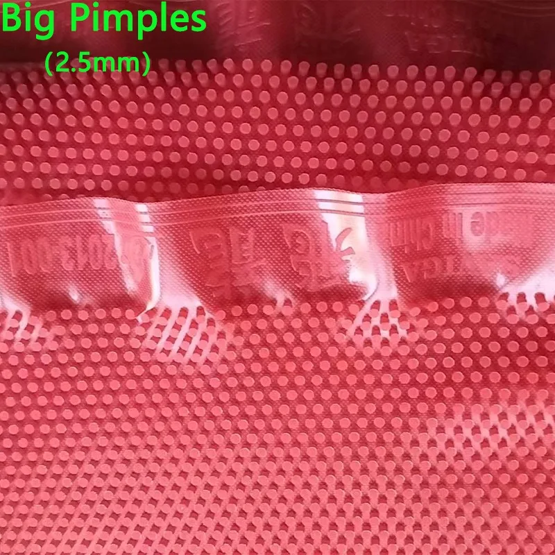 

Fei Long Table Tennis Rubber OX Long Pimples Rubbers Chopping Ball Ultra Large Particle Height 2.5mm PingPong Rubber Durable