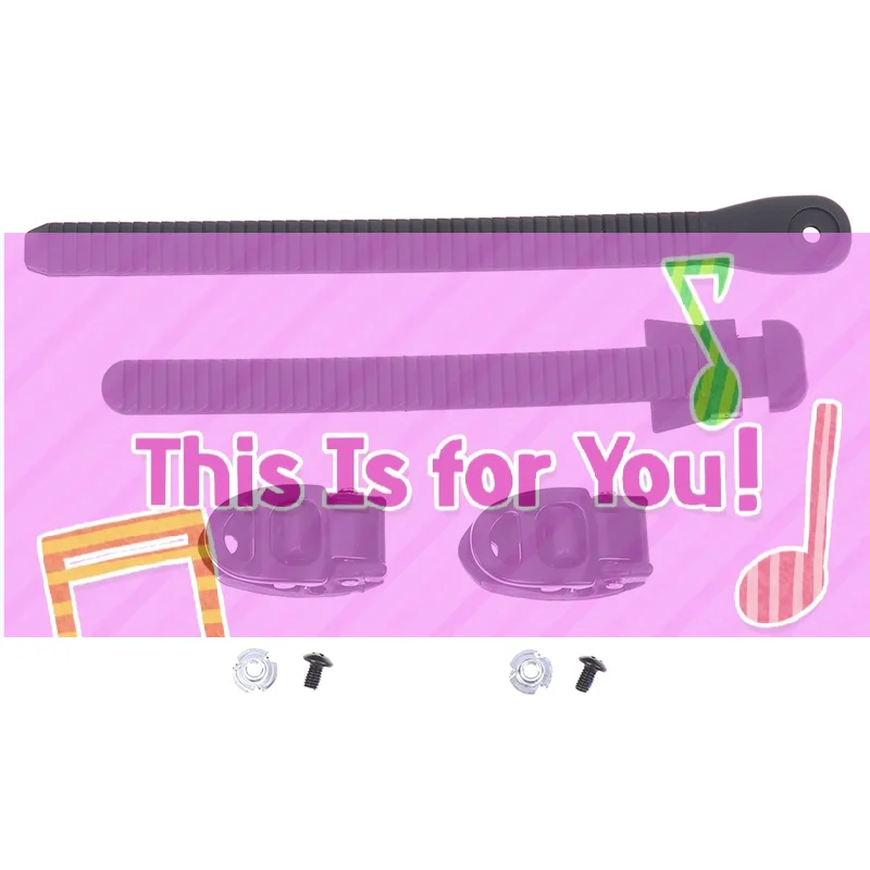 

【OD】1/2Sets Roller Ratchet Skates Speed Ratchet Skates Straps Fixing Buckle With Screws Ankle Belt Tape Roller Skates Fixed Band