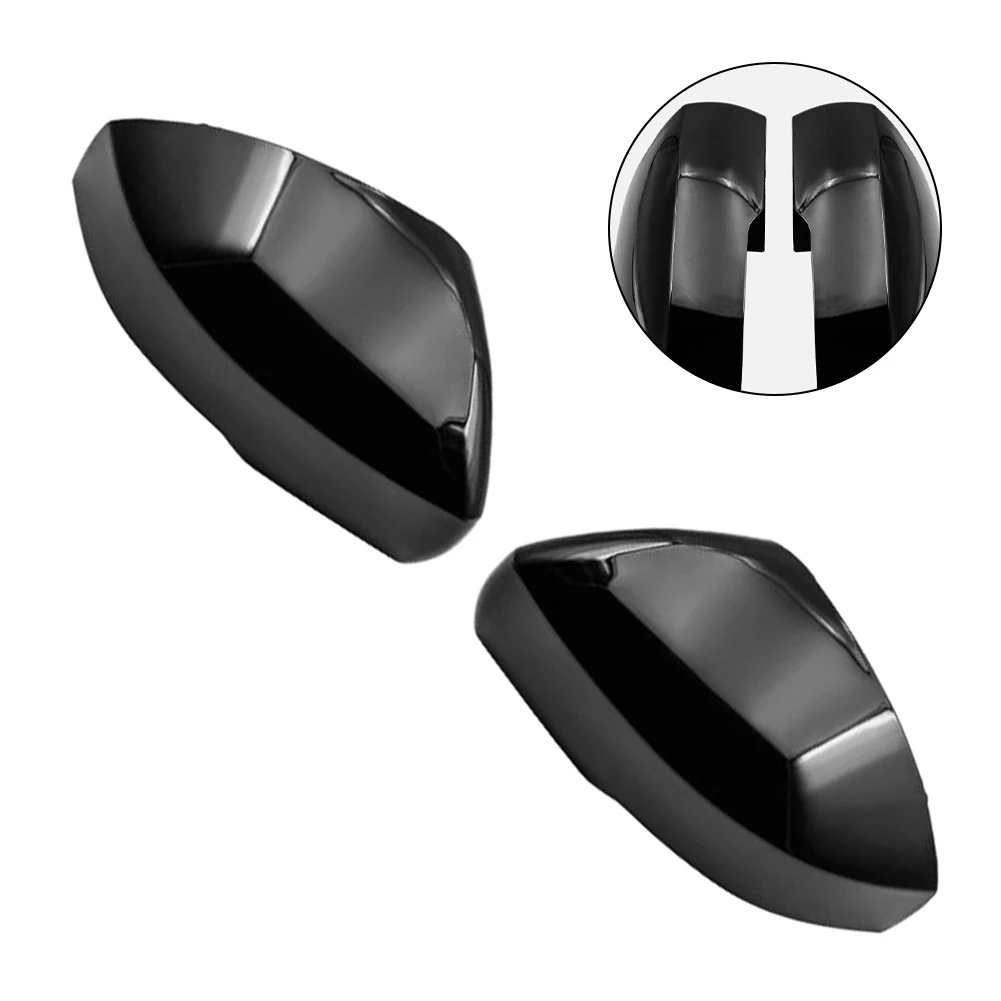 

Pair Black Plastic Wing Mirror Cover for Land For Rover For Range For Rover For Sport LR4 Discovery 2014 2020 Replacement