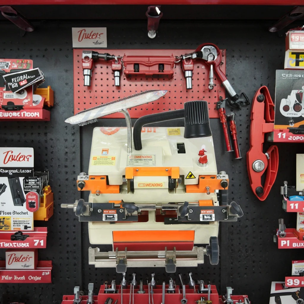 Wenxing 100E1 máquina cortadora de llaves duplicadas 180w llave 220V/50HZ máquina duplicadora de llaves suministros de cerrajero herramientas