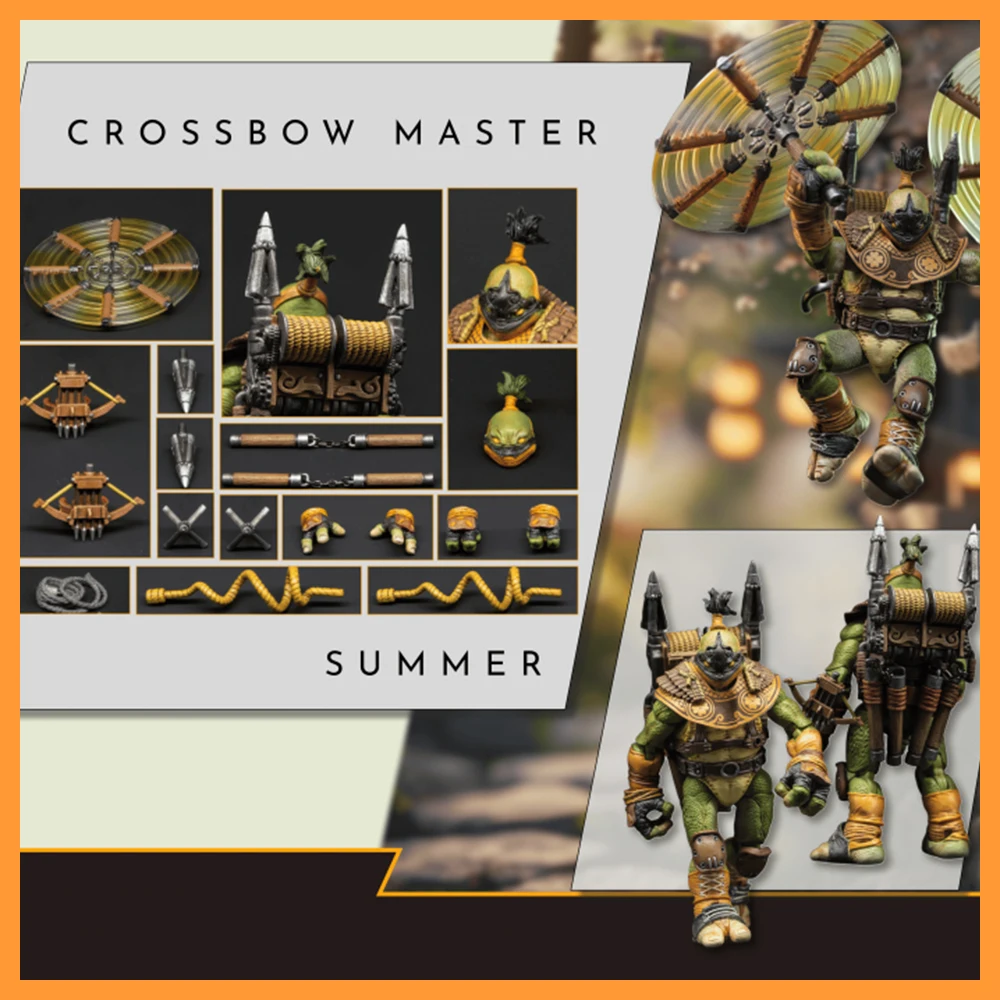 

Collectible Rage Toys 1/12 Scale Soldier Warrior Power 3.0 Crossbow Master Full Set 6IN Action FIgure Model Toys for Fans Gift