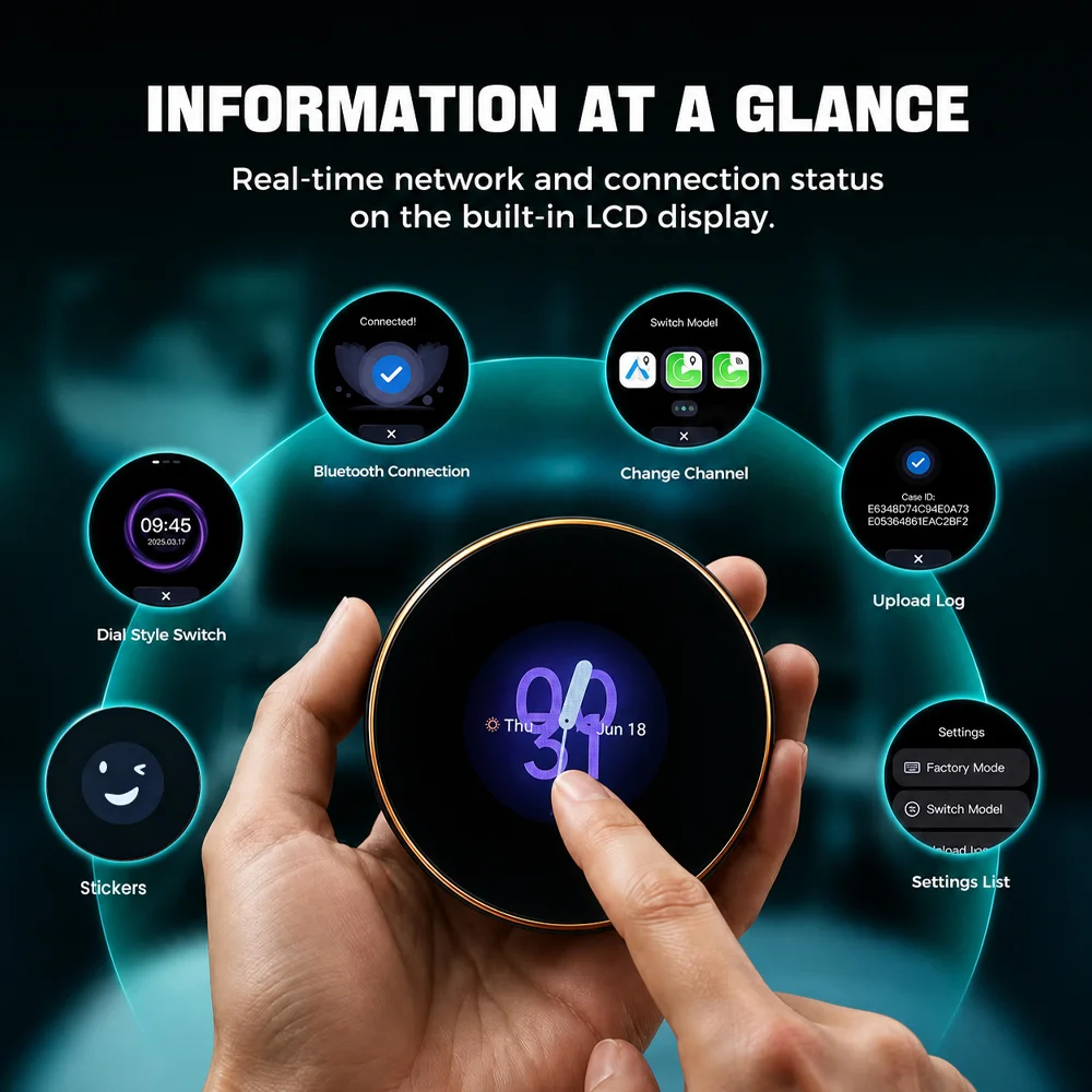 CarRocket Android 15.0 CarPlay AI Box 8GB 128GB Qualcomm 6350 8Core Multimedia Video Box 5G Lite,Wireless CarPlay & Android Auto view 4
